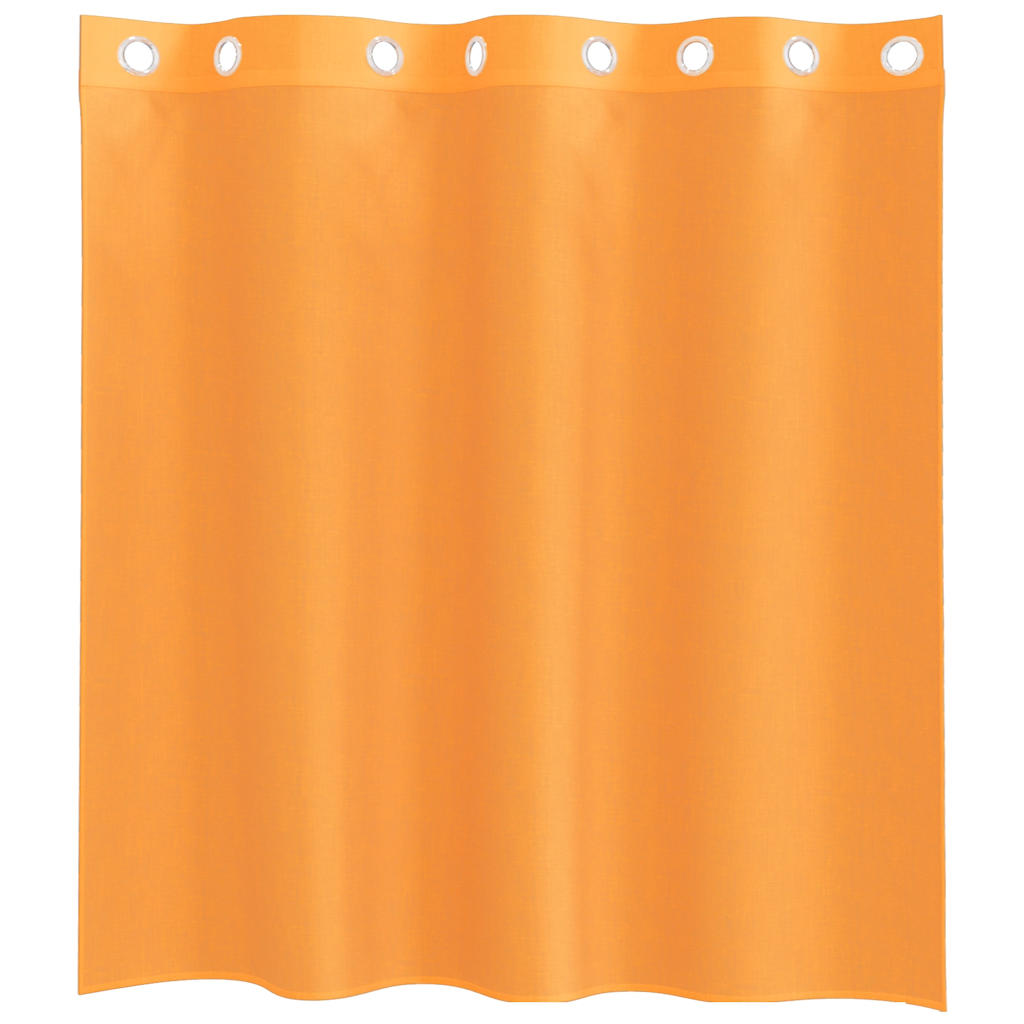Voile zavjese s ušicama 2 kom narančaste 140x140 cm