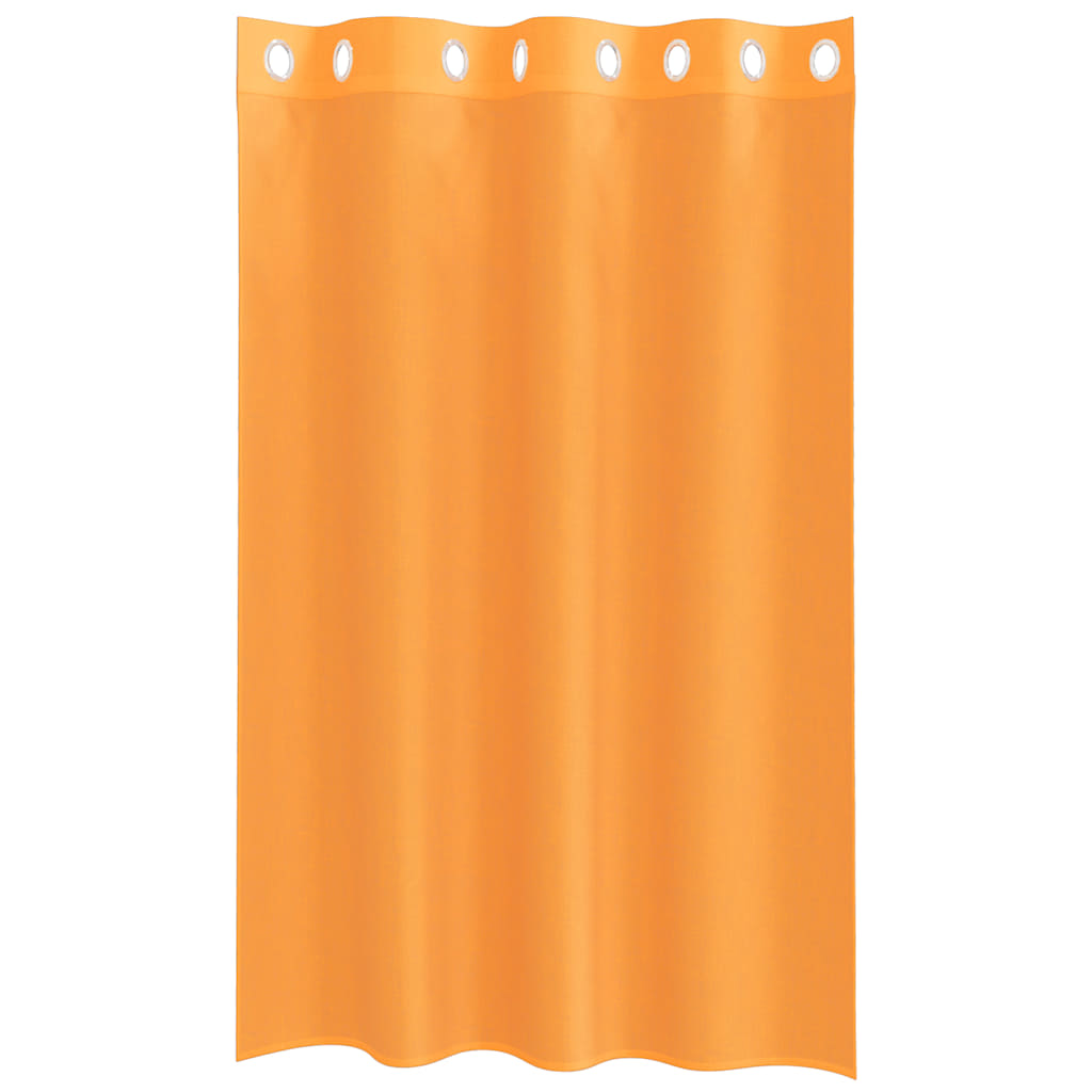 Voile zavjese s ušicama 2 kom narančaste 140x175 cm