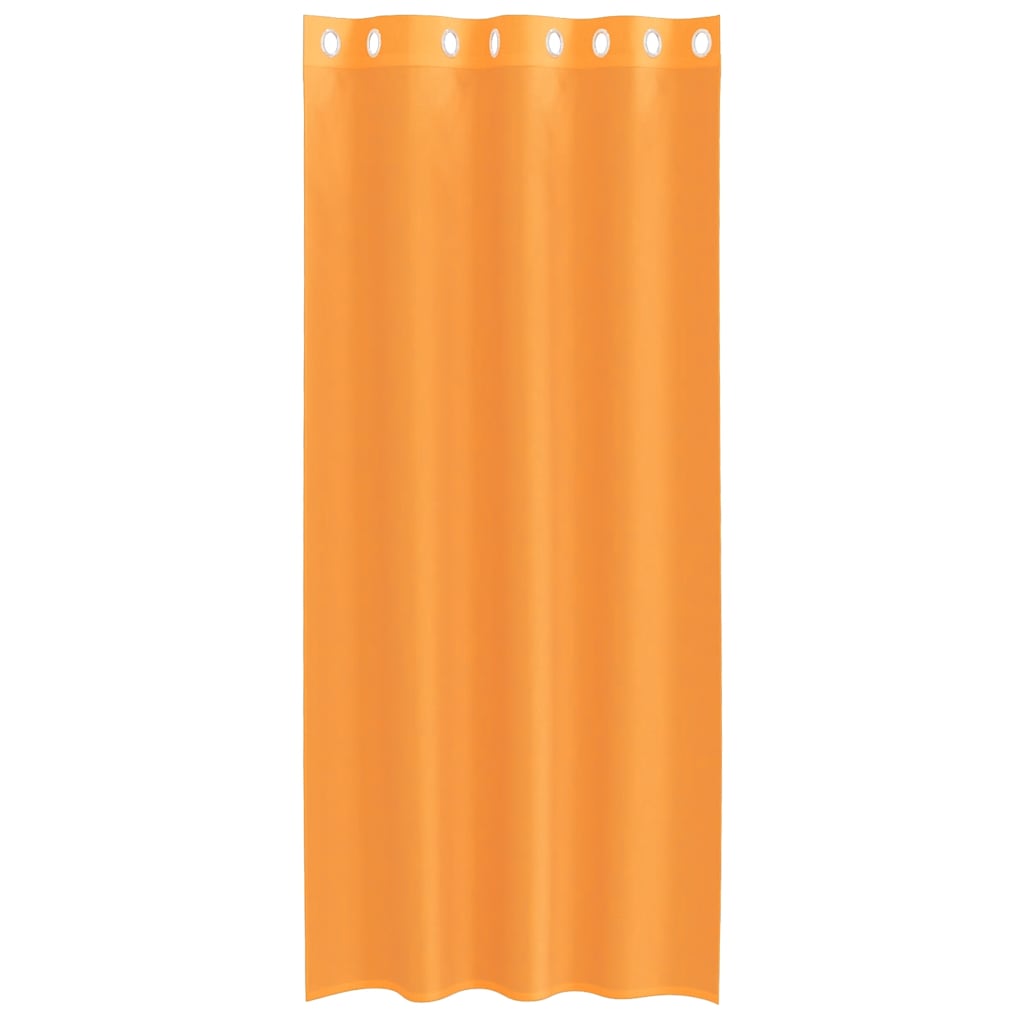 Voile zavjese s ušicama 2 kom narančaste 140x225 cm