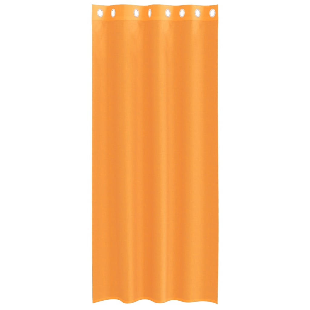Voile zavjese s ušicama 2 kom narančaste 140x245 cm