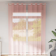 Voile zavjese s ušicama 2 kom narančaste 140x300 cm