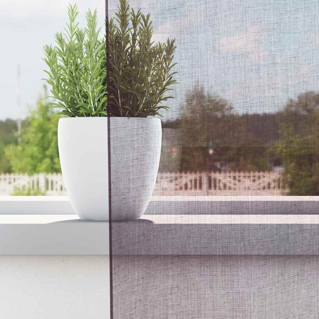 Voile zavjese s ušicama 2 kom ljubičaste 140x175 cm