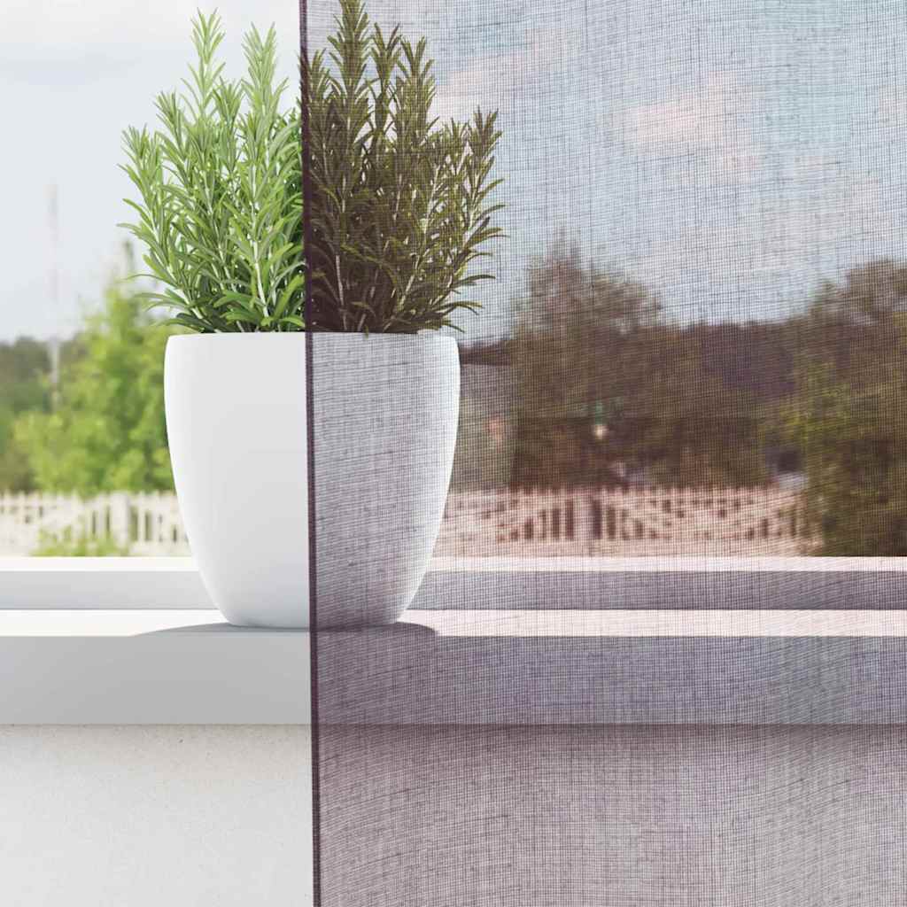 Voile zavjese s ušicama 2 kom ljubičaste 140x300 cm
