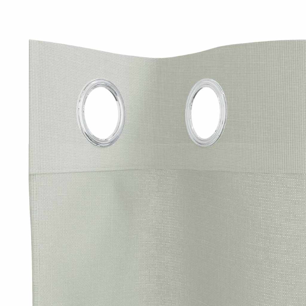 Voile zavjese s ušicama 2 kom svijetlosive 140x140 cm