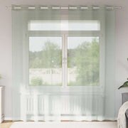 Voile zavjese s ušicama 2 kom svijetlosive 140x245 cm