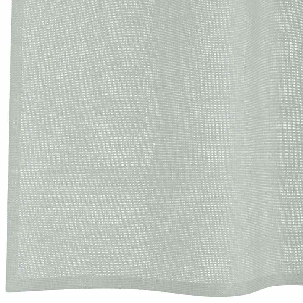 Voile zavjese s ušicama 2 kom svijetlosive 140x260 cm