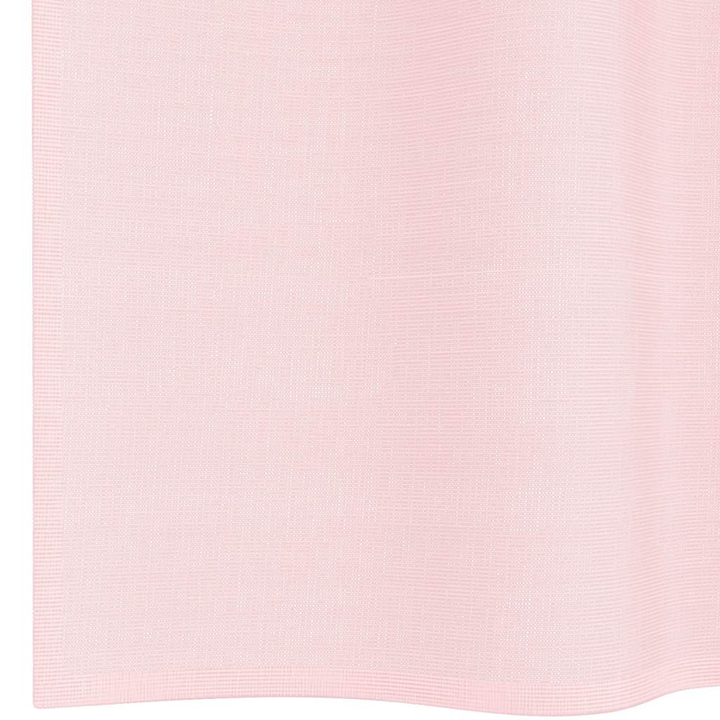 Voile zavjese s petljama 2 kom svijetlo ružičaste 140x245 cm