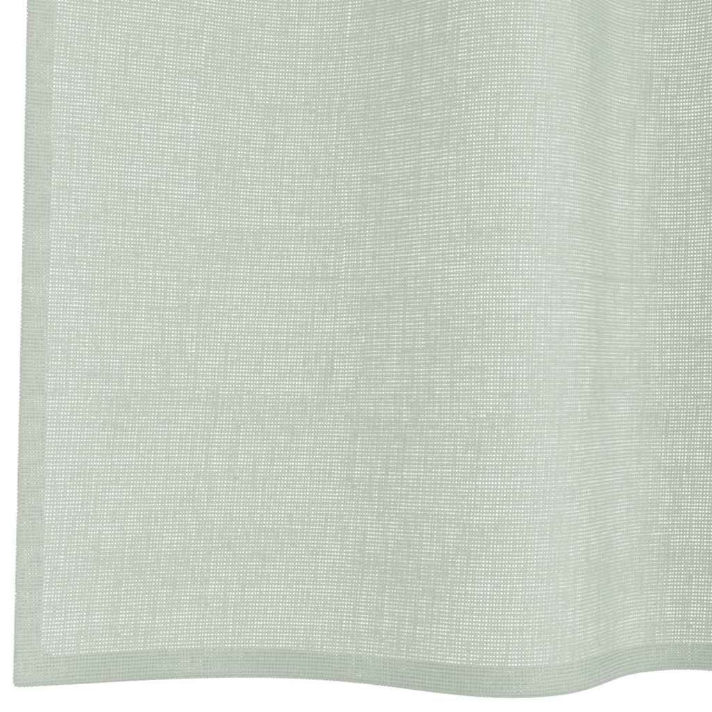 Voile zavjese s petljama 2 kom svijetlo sive 140x140 cm