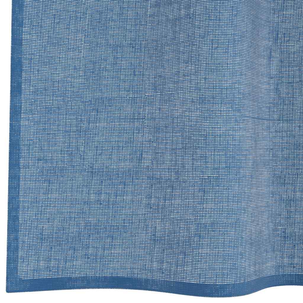 Voile zavjese s petljama 2 kom. kraljevsko plave 140x175 cm