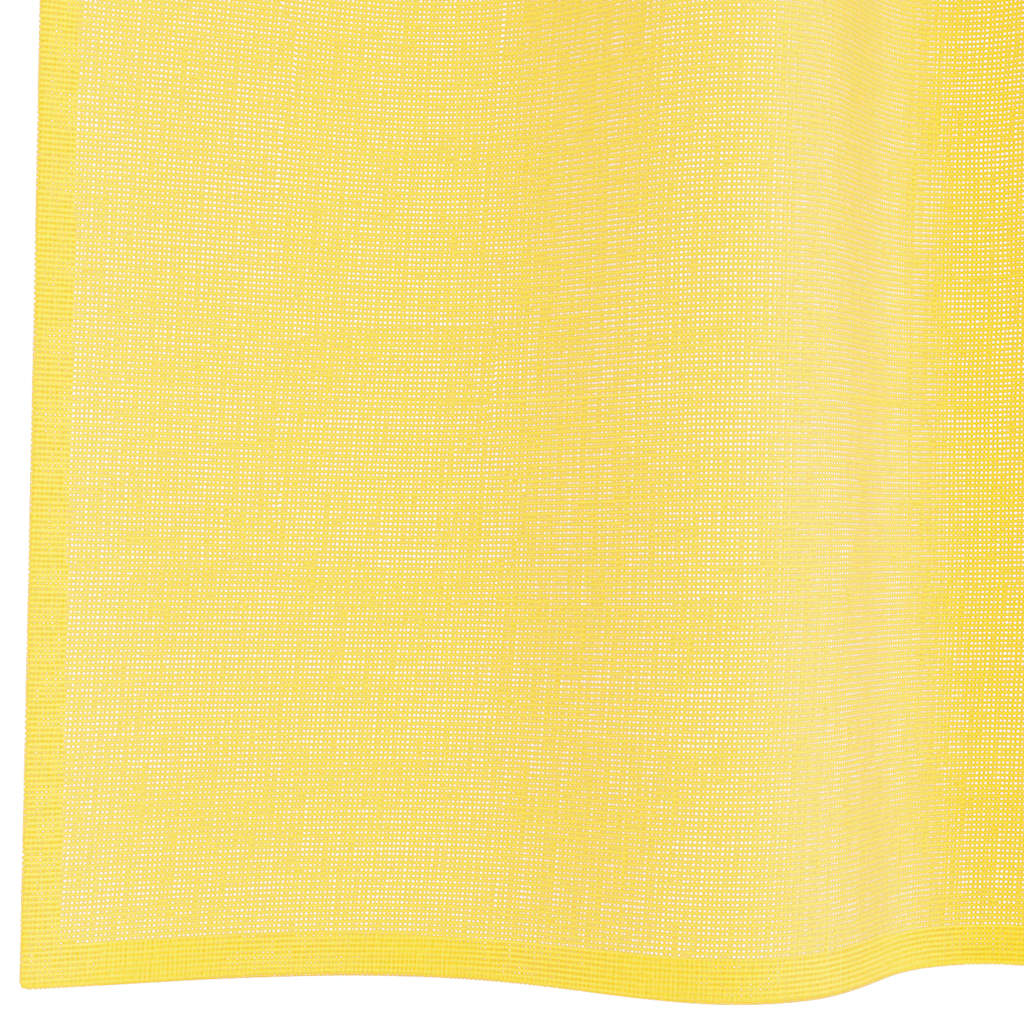Voile zavjese s petljama 2 kom žute 140x140 cm