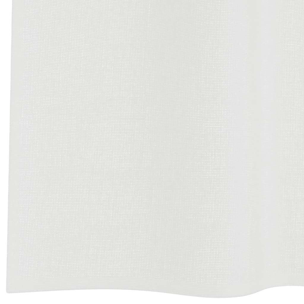 Voile zavjese s petljama 2 kom bijele 140x140 cm