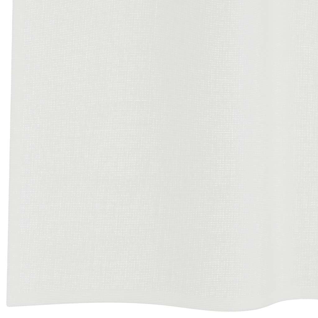 Voile zavjese s petljama 2 kom bijele 140x225 cm