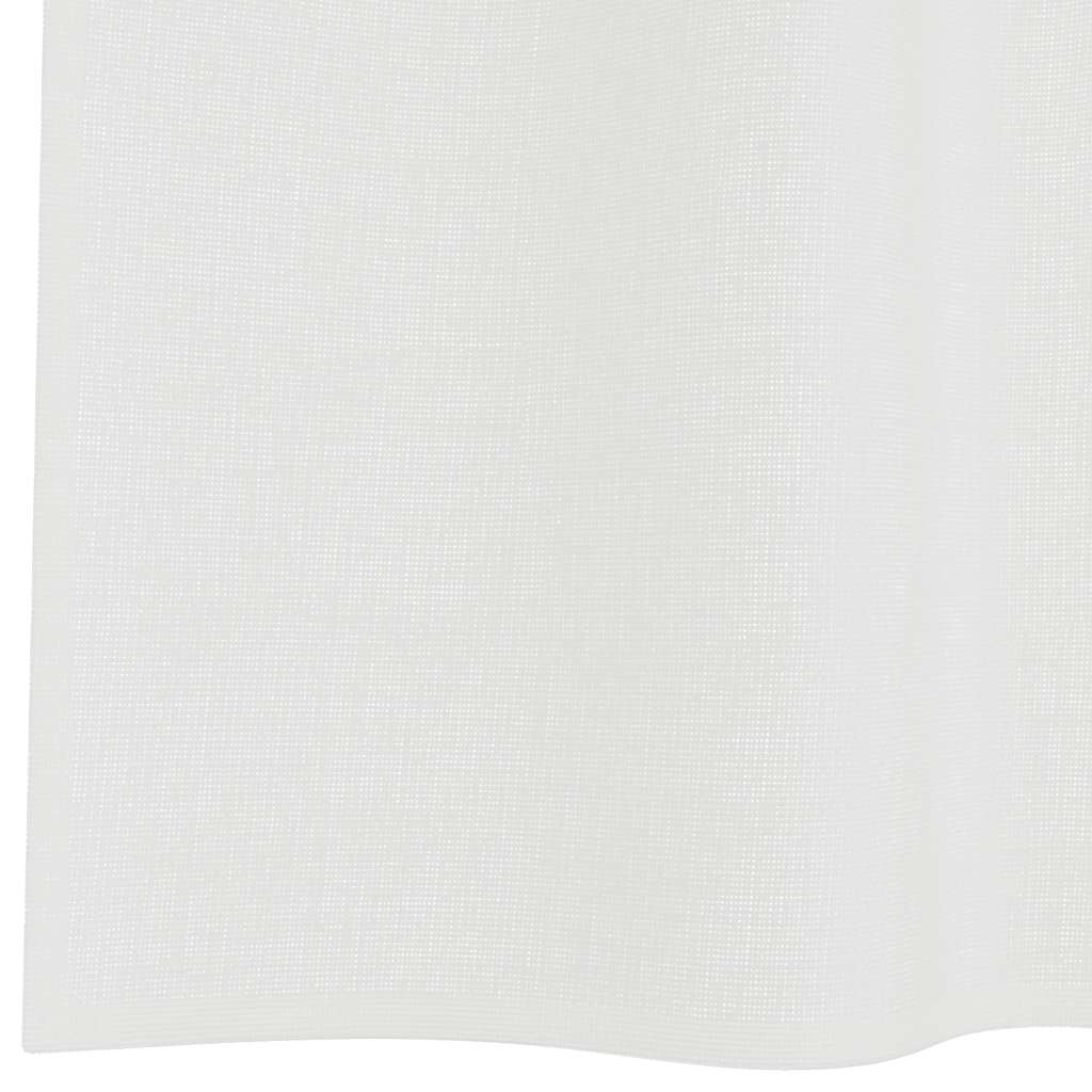 Voile zavjese s petljama 2 kom bijele 140x245 cm
