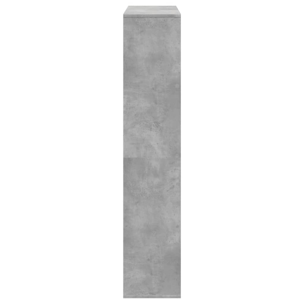 Ormarić za knjige boja betona 102x29x143 cm drveni