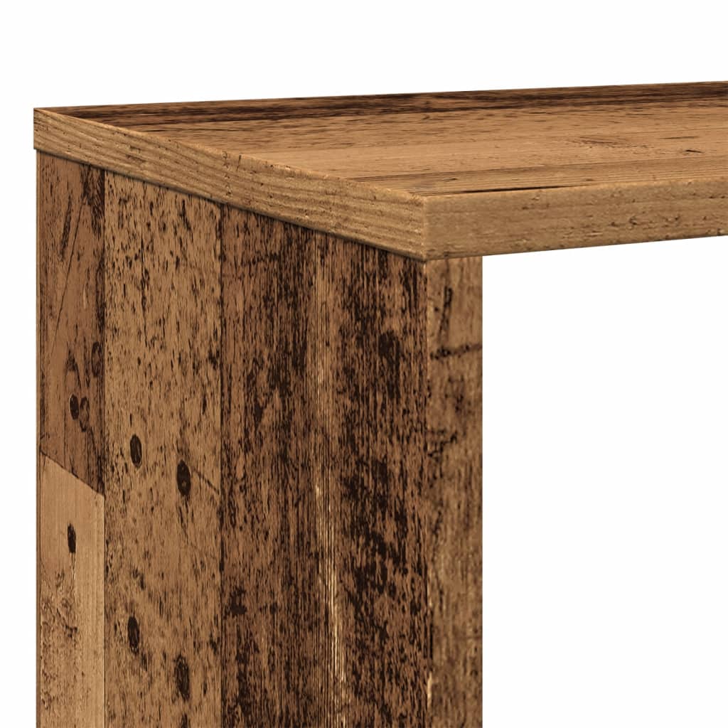 Ormarić za knjige boja drva 132x29x141,5 cm konstruirano drvo