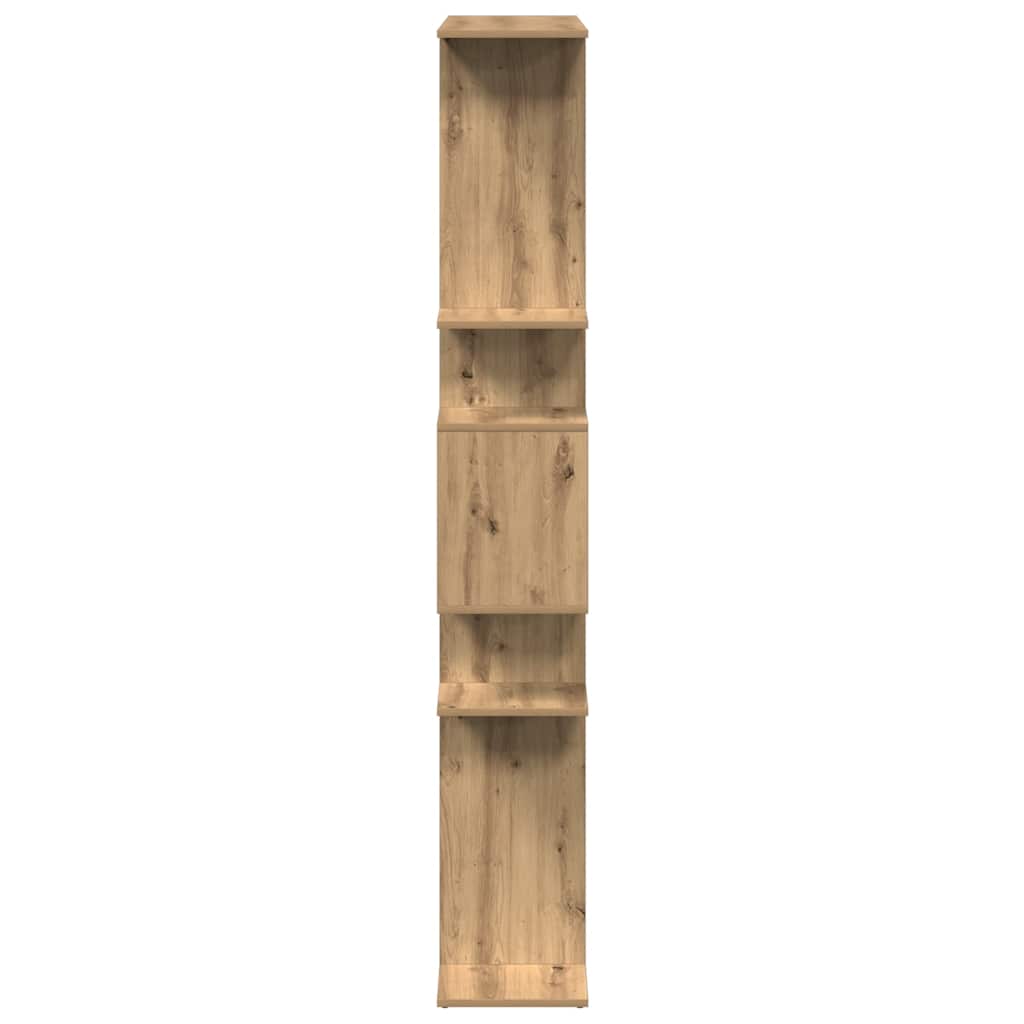 Ormarić za knjige boja hrasta 92x29x188 cm konstruirano drvo