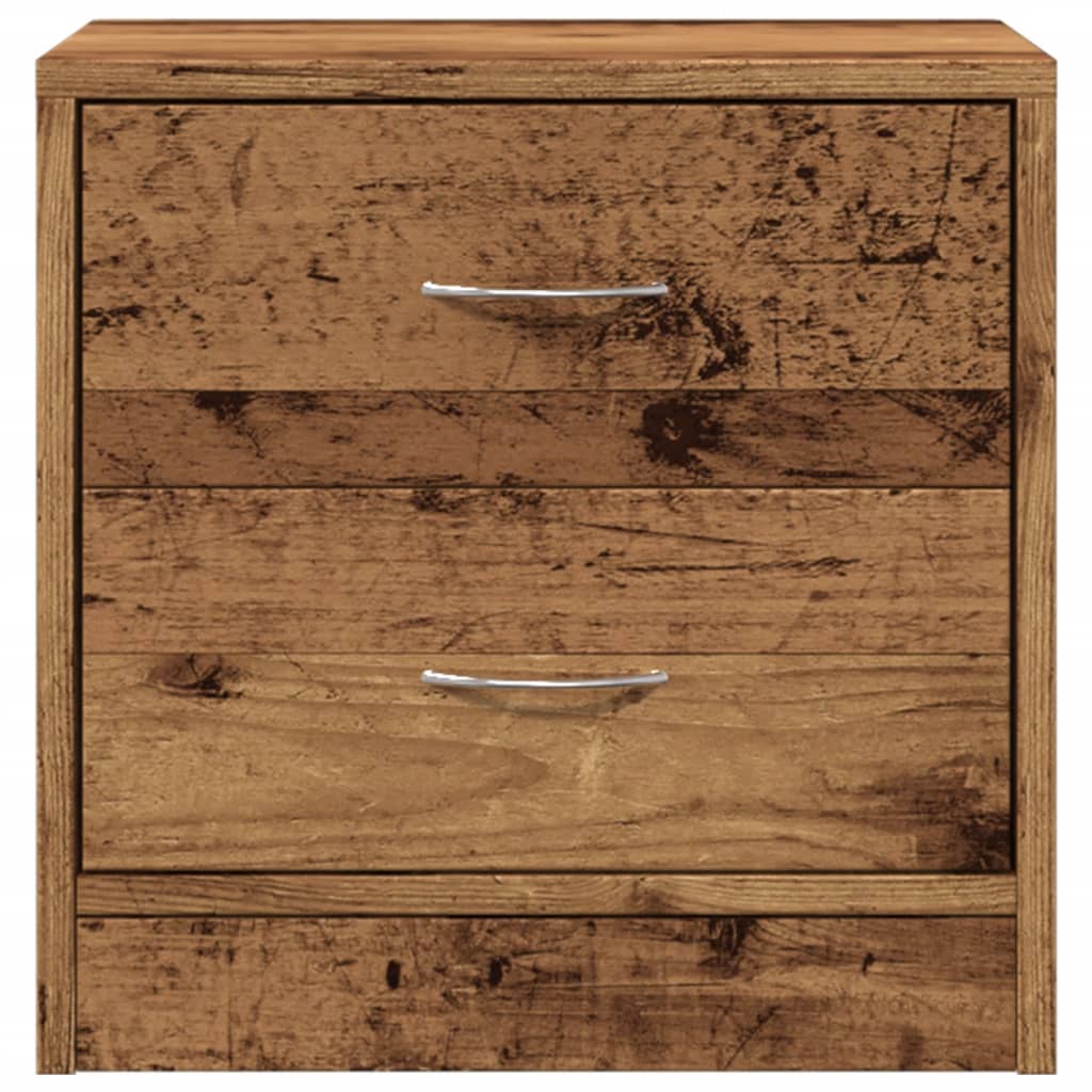Noćni ormarići 2 kom boja drva 40x30x40 cm konstruirano drvo