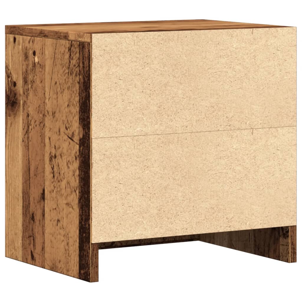 Noćni ormarići 2 kom boja drva 40x30x40 cm konstruirano drvo