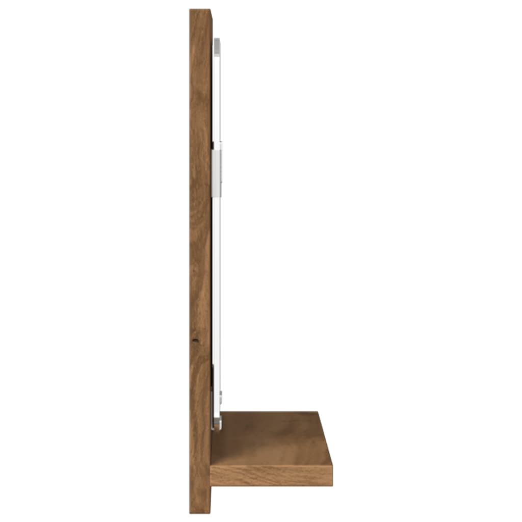 Kupaonski ormarić s ogledalom Artisan hrast 60x11x37 cm