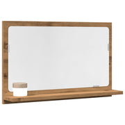 Kupaonski ormarić s ogledalom Artisan hrast 60x11x37 cm