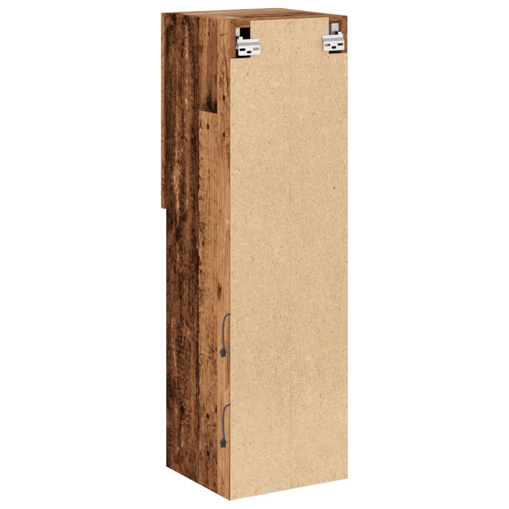 TV ormarići s LED svjetlima 2 kom boja drva 30,5x30x102 cm