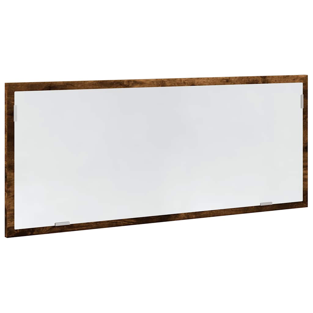 LED kupaonsko ogledalo dimljeni hrast 100x8,5x37 cm