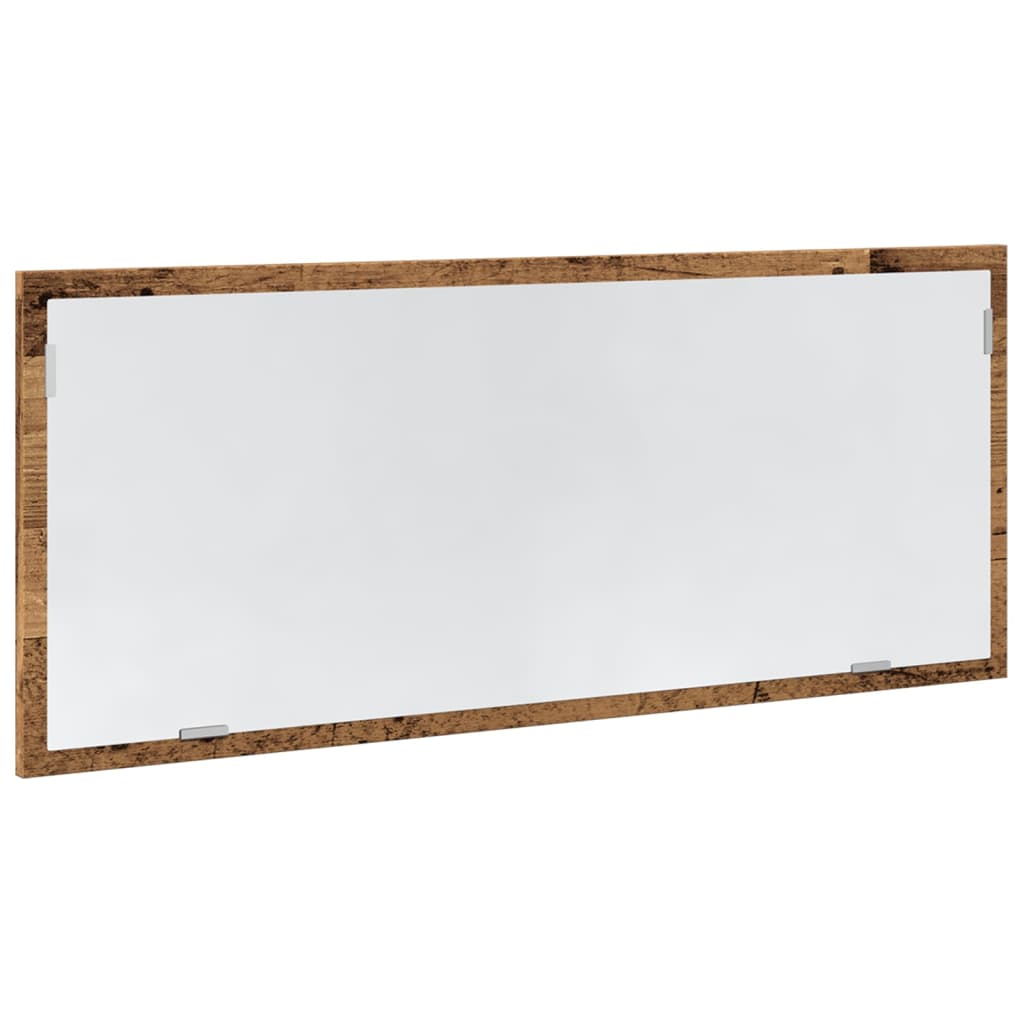 LED kupaonsko ogledalo staro drvo 100x8,5x37 cm