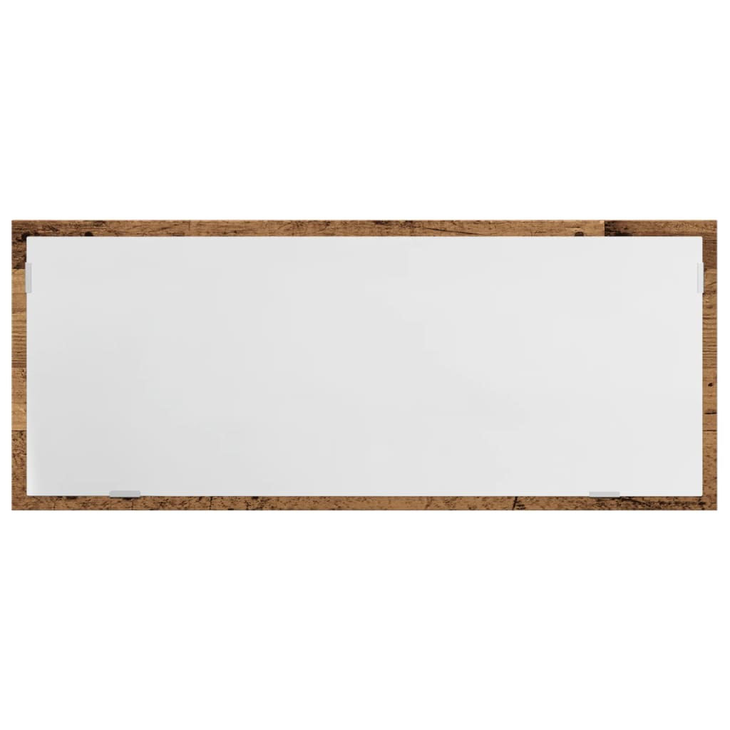 LED kupaonsko ogledalo staro drvo 100x8,5x37 cm