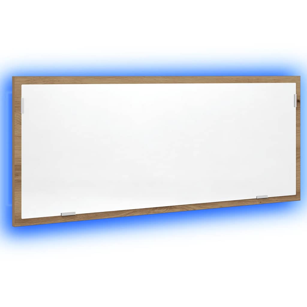 LED kupaonsko ogledalo Artisan hrast 100x8,5x37 cm
