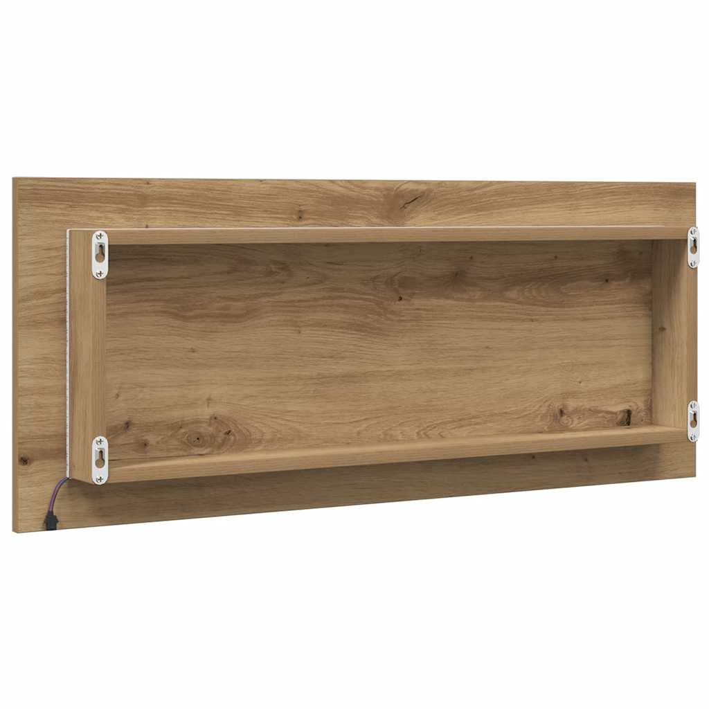 LED kupaonsko ogledalo Artisan hrast 100x8,5x37 cm