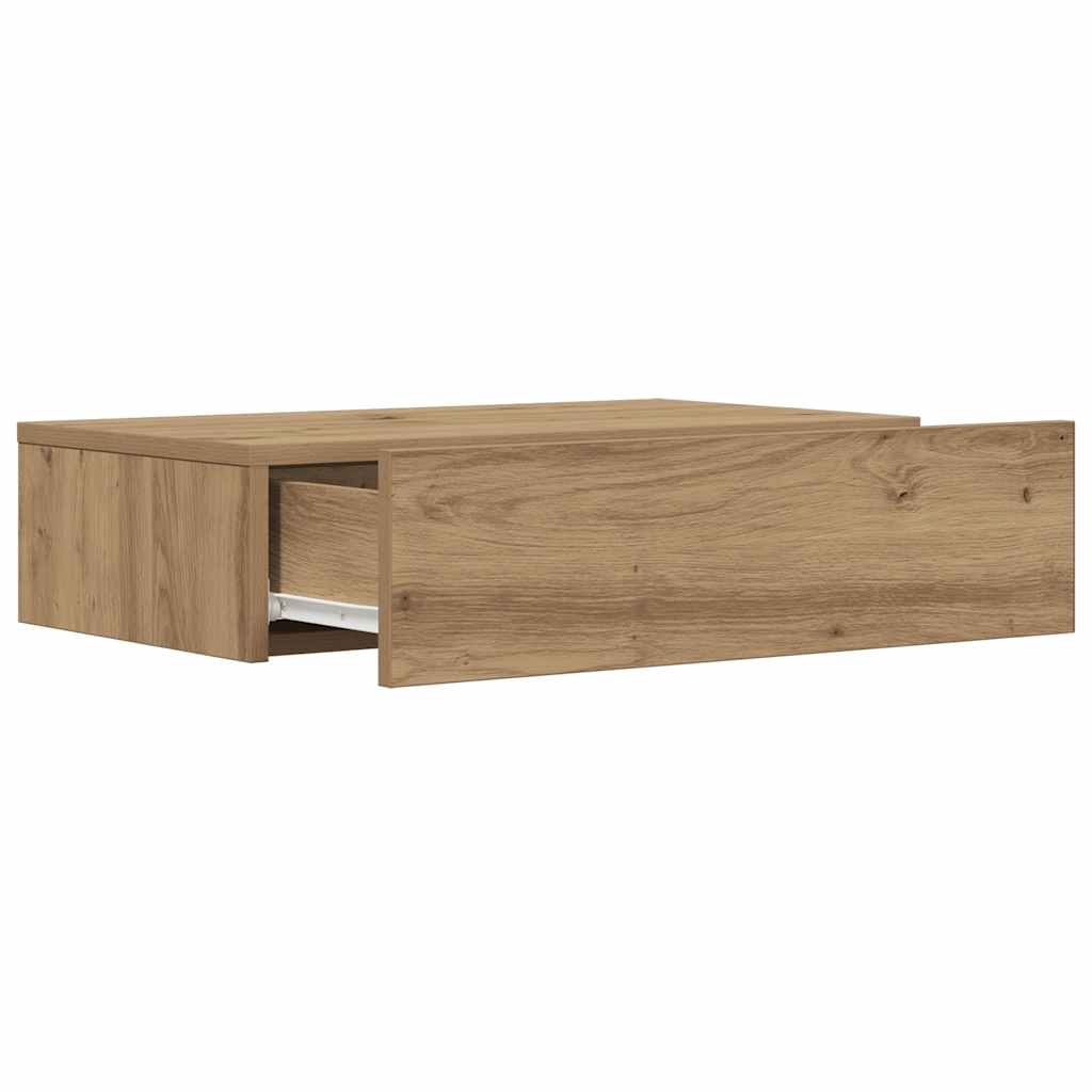 TV ormarić s LED svjetlima Artisan hrast 60x35x15,5 cm