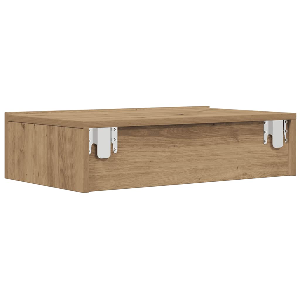 TV ormarić s LED svjetlima Artisan hrast 60x35x15,5 cm