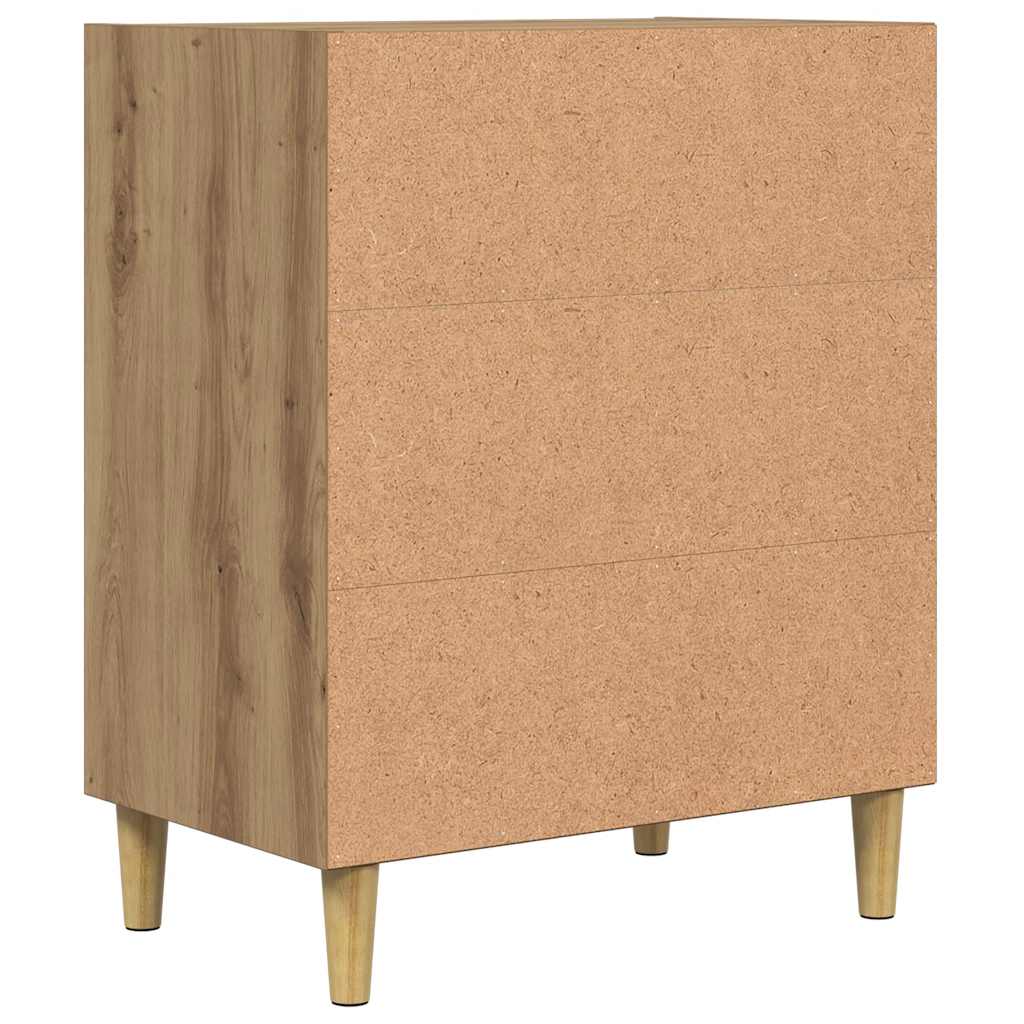 Komoda boja hrasta artisan 57x35x75 cm konstruirano drvo