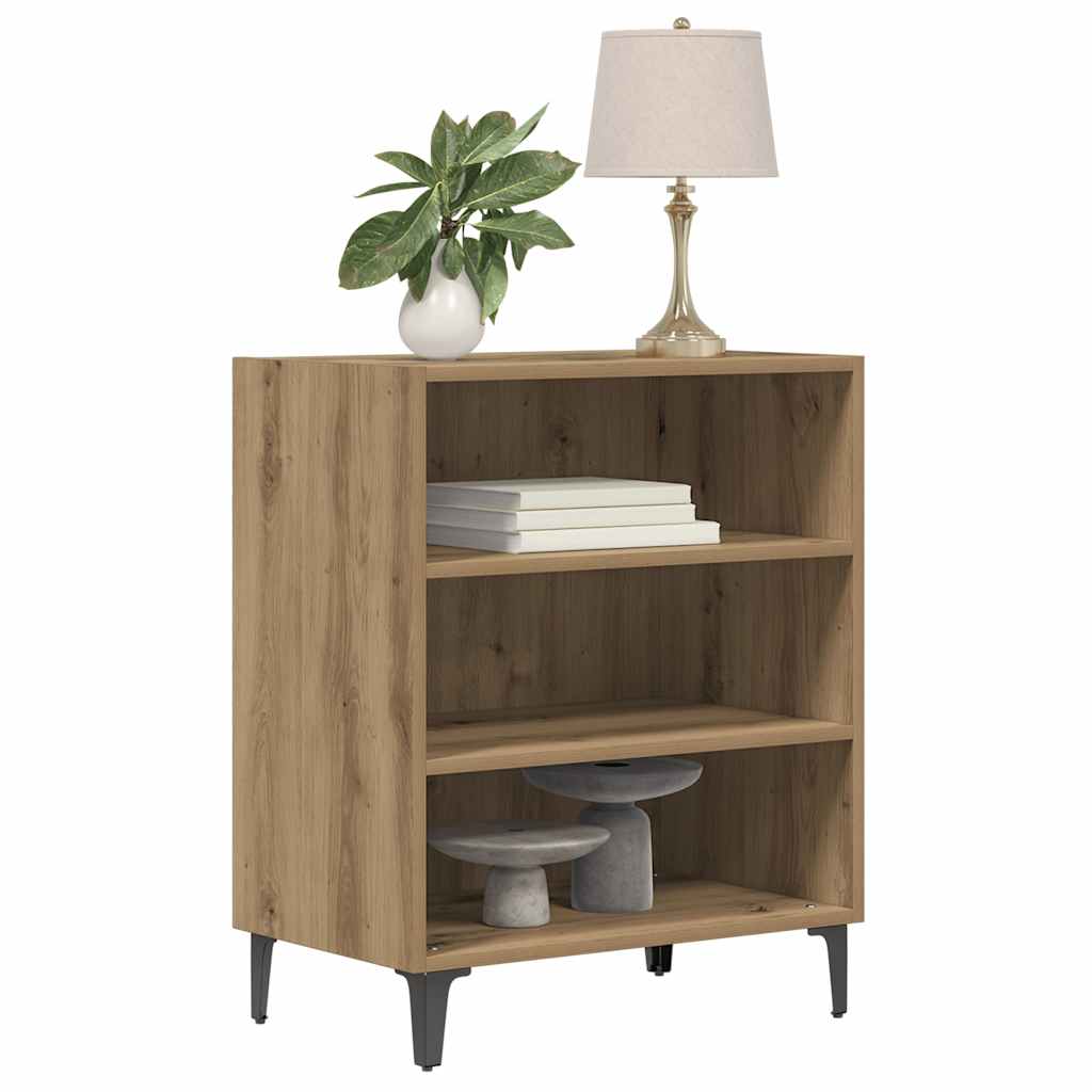 Komoda boja hrasta artisan 57x35x70 cm konstruirano drvo