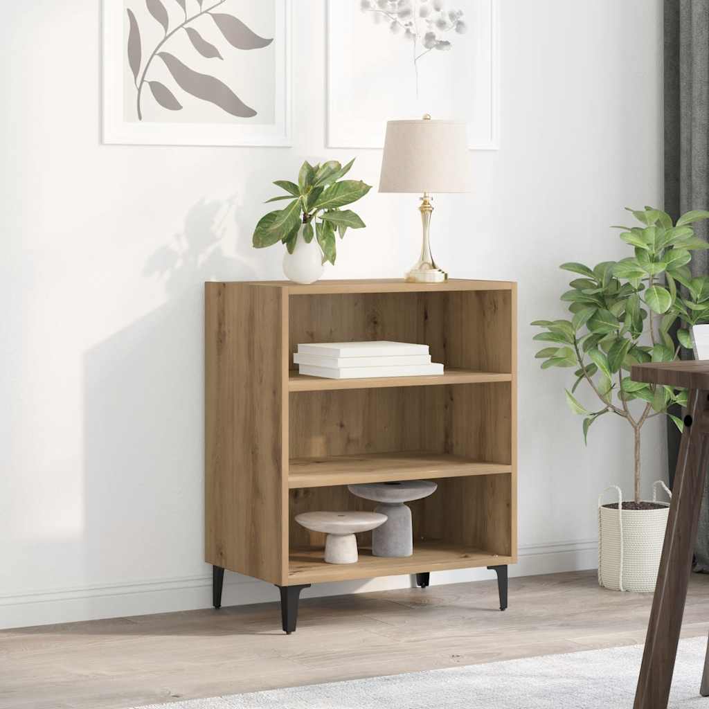 Komoda boja hrasta artisan 57x35x70 cm konstruirano drvo