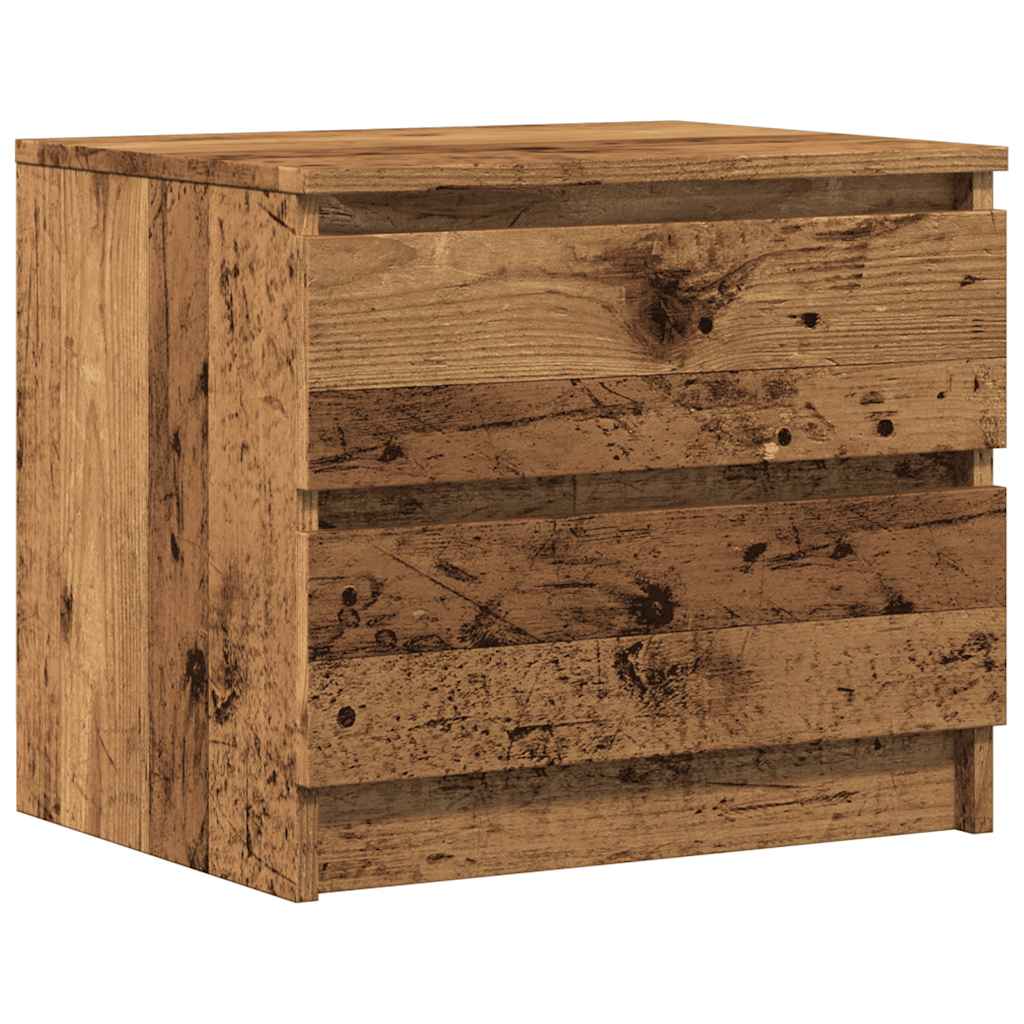 Noćni ormarići 2 kom staro drvo 50x40x43,5 cm konstruirano drvo