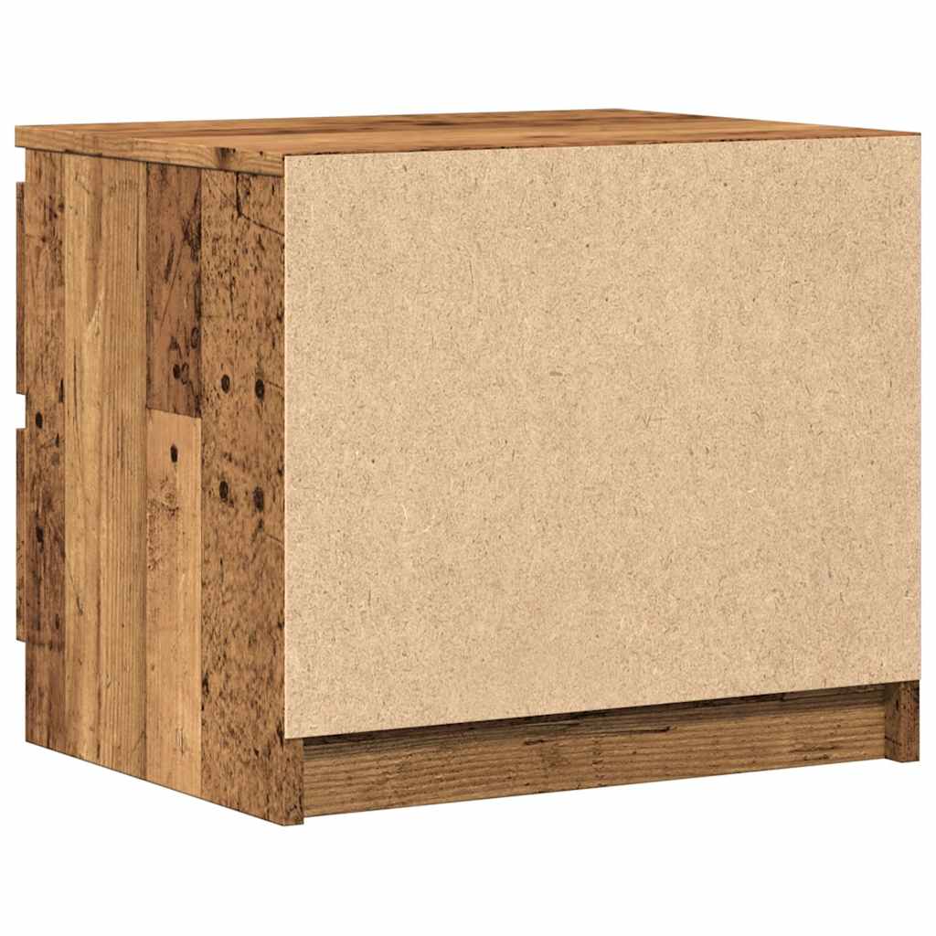 Noćni ormarići 2 kom staro drvo 50x40x43,5 cm konstruirano drvo