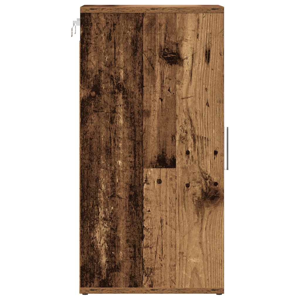 Ormari za cipele 2 kom staro drvo 32x35x70 cm konstruirano drvo