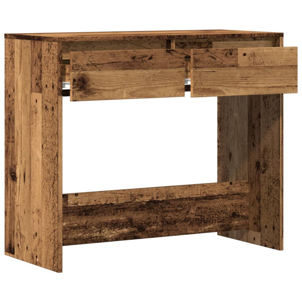 Konzolni stol boja starog drva 89x41x76,5 cm konstruirano drvo