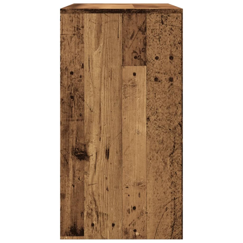 Konzolni stol boja starog drva 89x41x76,5 cm konstruirano drvo