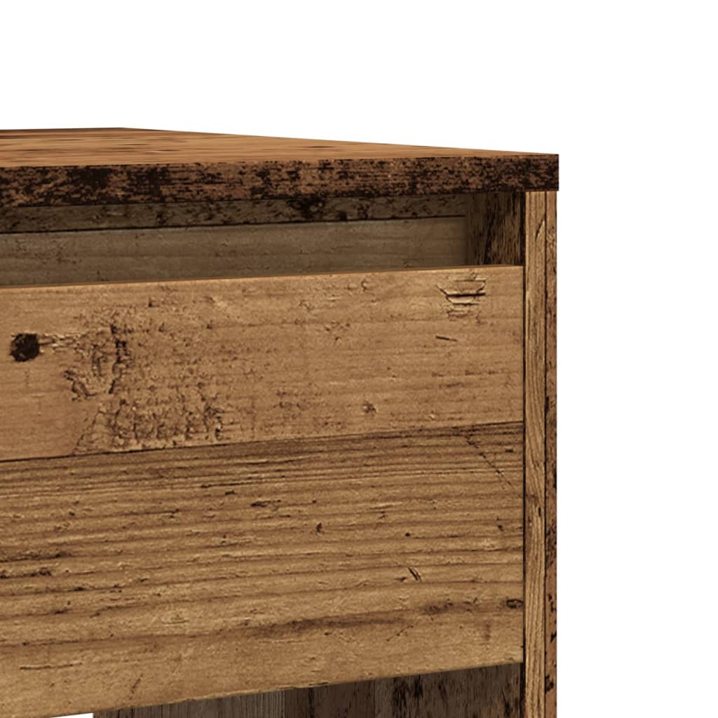 Konzolni stol boja starog drva 89x41x76,5 cm konstruirano drvo