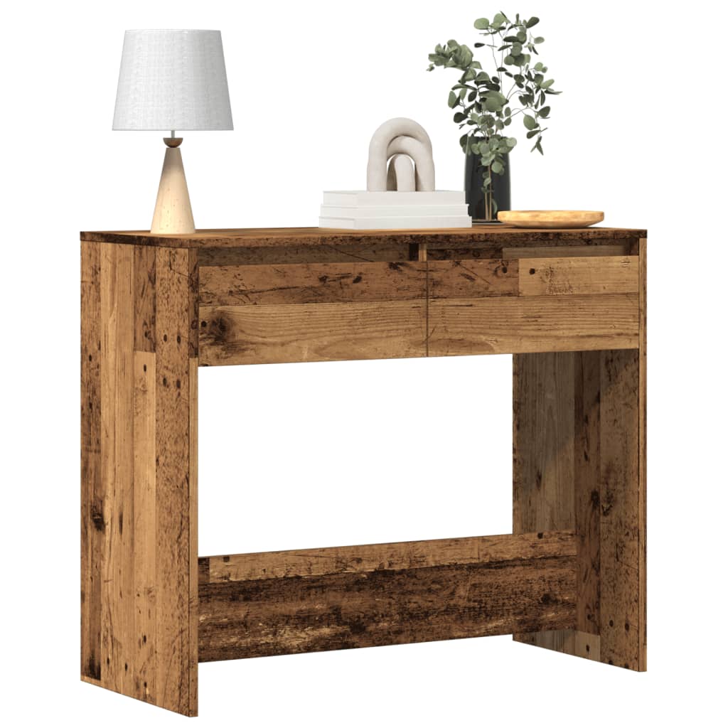 Konzolni stol boja starog drva 89x41x76,5 cm konstruirano drvo