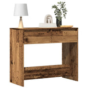 Konzolni stol boja starog drva 89x41x76,5 cm konstruirano drvo