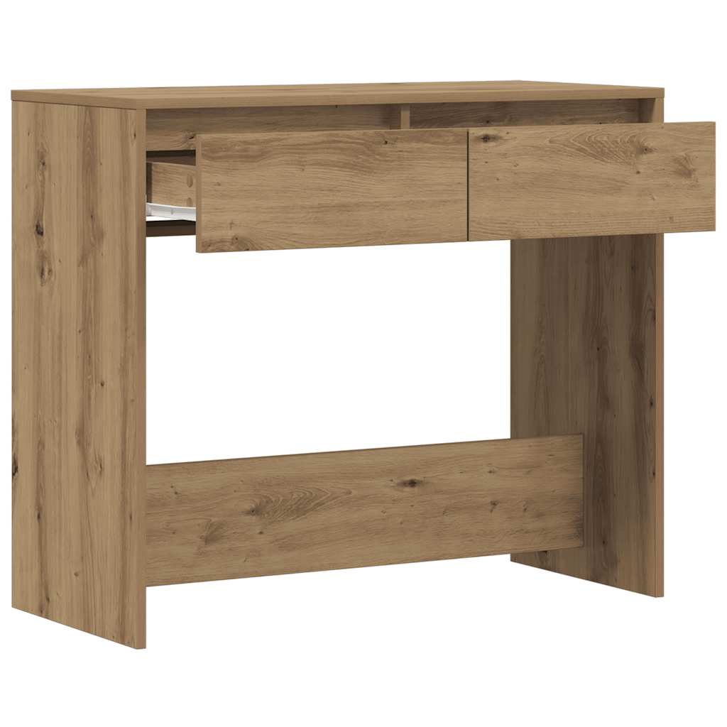 Konzolni stol boja hrasta 89 x 41 x 76,5 cm konstruirano drvo