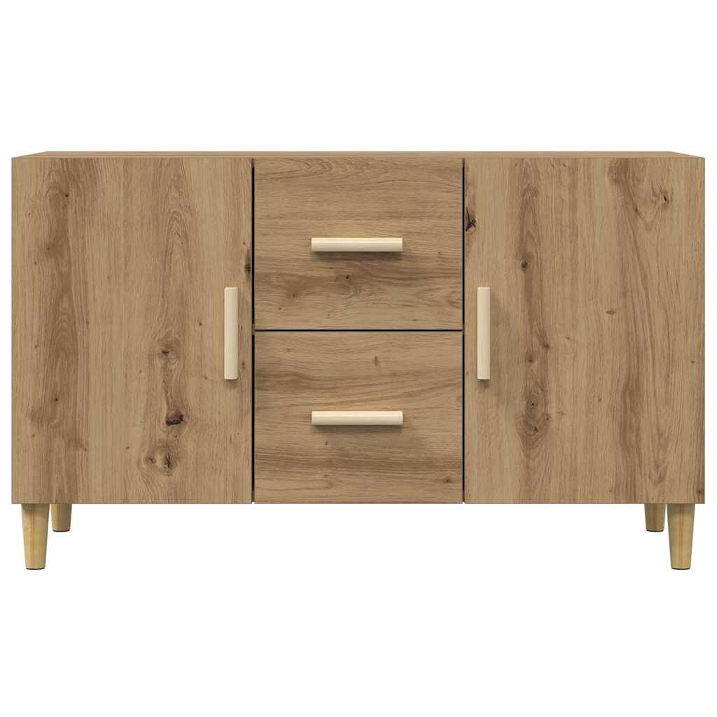Komoda boja hrasta artisan 100 x 36 x 60 cm konstruiranog drva