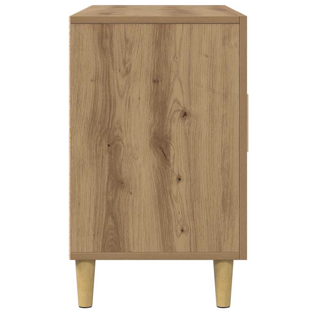 Komoda boja hrasta artisan 100 x 36 x 60 cm konstruiranog drva