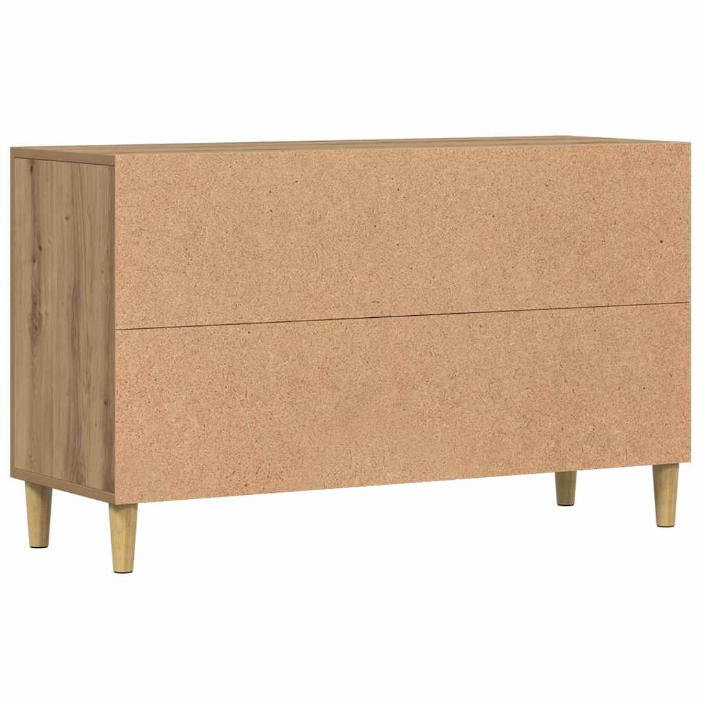 Komoda boja hrasta artisan 100 x 36 x 60 cm konstruiranog drva