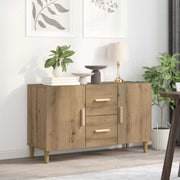 Komoda boja hrasta artisan 100 x 36 x 60 cm konstruiranog drva