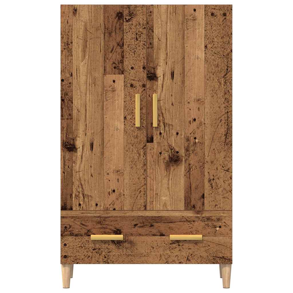 Visoka ploča staro drvo 70x31x115 cm konstruirano drvo