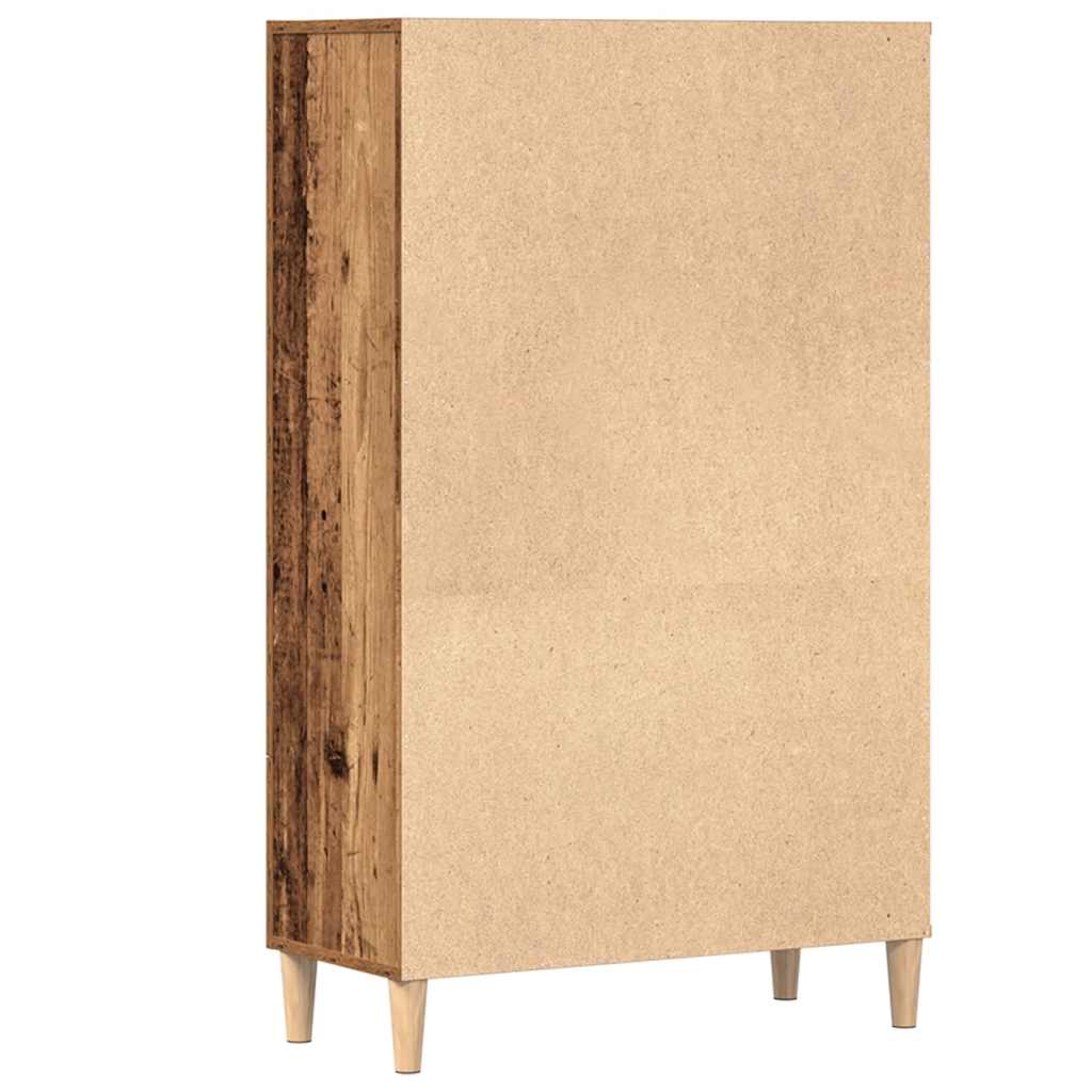 Visoka ploča staro drvo 70x31x115 cm konstruirano drvo